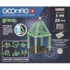 Geomag, Glow Recycled, Constructions Magnétiques Phosphorescentes, Barrettes Magnétiques Phosphorescentes, Pack de 25 Pièces,