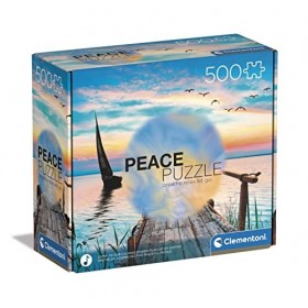Clementoni Ful 500pzs Does Not Apply Peace Peaceful Wind 500 pièces, paysages, Puzzle Relaxant, Divertissement pour Adultes-f
