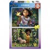 Educa - Disney Puzzle 2x48 Encanto, Puzzle pour Enfants Casse-tête pour Développement, Agilité et Amusement Les garçons et F