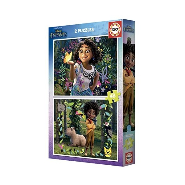 Educa - Disney Puzzle 2x48 Encanto, Puzzle pour Enfants Casse-tête pour Développement, Agilité et Amusement Les garçons et F