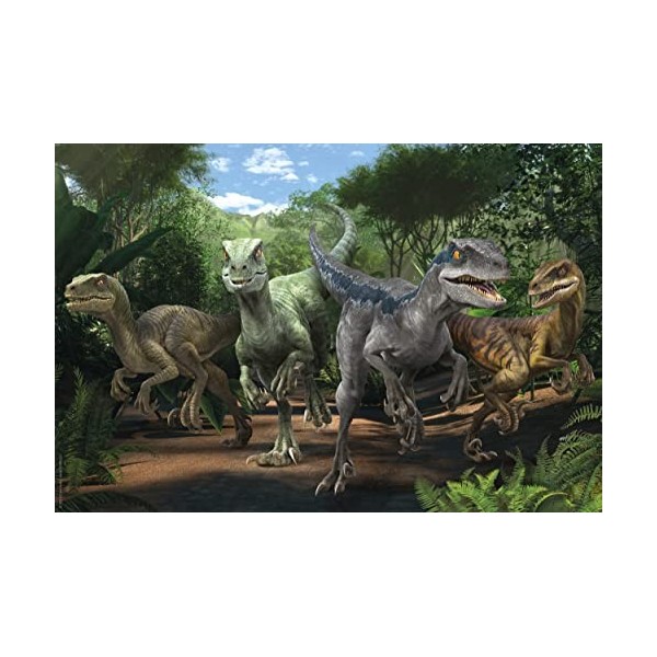 Schmidt Spiele Jurassic World Puzzle 100 pièces pour Enfants, 56436, coloré