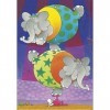 Clementoni- Puzzle The Balance Mordillo 104pzs Does Not Apply Modillo, 27134, Multicolore, One Size