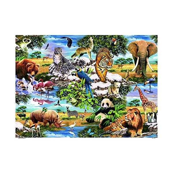 KING- Puzzle 1000 pcs, 5481, Multicolore