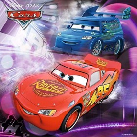 Ravensburger - 09305 - Puzzle Enfant Classique - Cars 2 - Sur la Piste de Course - 3 x 49 Pièces