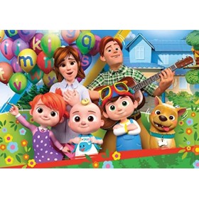 CLEMENTONI- Puzzle Maxi Cocomelon 24pzs Does Not Apply Supercolor Puzzle-Cocomelon-24 pièces-Made in Italy, 3 Ans, Enfants De