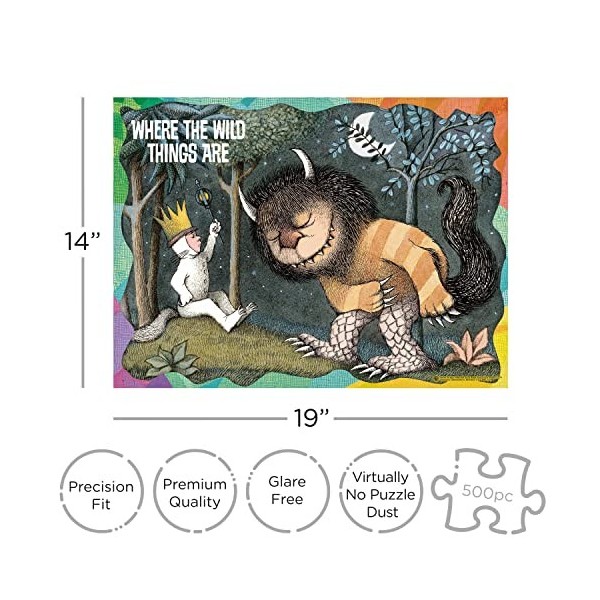 NMR Distribution Where The Wild Things are 500 Piece Jigsaw Puzzle