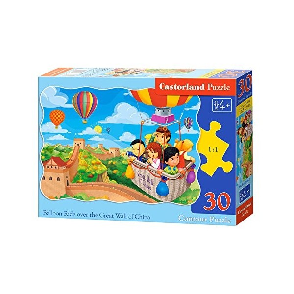 Castorland B-03648-1 Puzzle Balloon Ride Over The Grat Wall of China 30 pièces