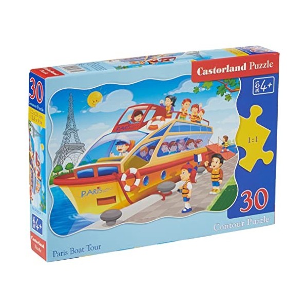 Castorland B-03624-1 Paris Boat Tour Puzzle 30 pièces Multicolore