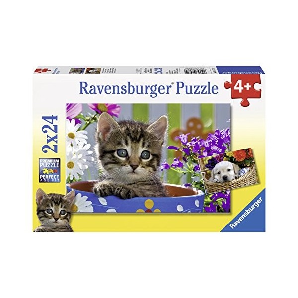 Ravensburger - 08971 0 - Puzzle - Adorables Amis - 2 x 24 Pièces