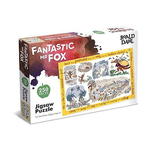 Roald Dahl- Fantastique Puzzle Mr Fox de 250 pièces, 7545