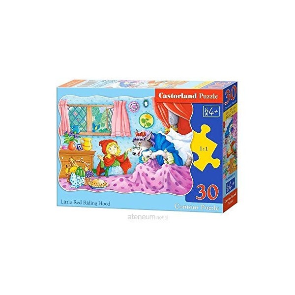 Castorland Puzzle Classique 30 pièces Petit Chaperon Rouge, B-03655, Multicolore