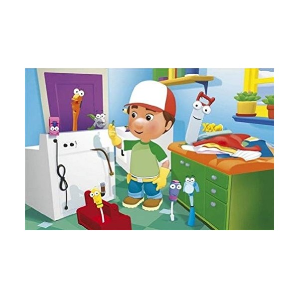 Clementoni-26804-Puzzle Enfant 60 pc-Handy Manny We fix it right!