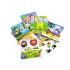12 Pièces malette Puzzle Funny Learning edutoy Puzzle en Carton Puzzle Box Animal Jouet Cadeau Enfant