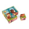 Janod J02731 Kubkid 9 Blocks, Forest Animals