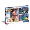 Clementoni- Supercolor Disney Toy Story 4-3 x 48 pièces- Puzzle Enfant- 25242