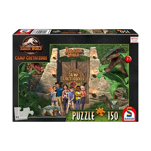 Schmidt Spiele 56437 Jurassic World Puzzle, 150 pièces, coloré