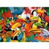 Trefl Puzzle, Oiseaux Colorés, 500 Pièces, Qualité Premium, pour Adultes et Enfants à partir de 10 Ans, TR37328