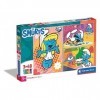 Clementoni- Puzzle Pitufos 3x48pzs Does Not Apply The Smurfs Supercolor Smurfs-3x48 Enfants 4 Ans-boîte de 3 48 pièces , Des