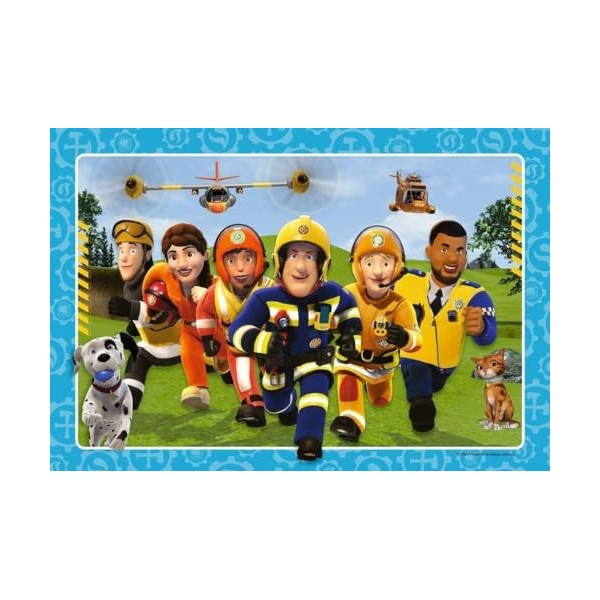 Ravensburger WT 12001031 – Sam Fireman – 2 x 12 pièces de Puzzles