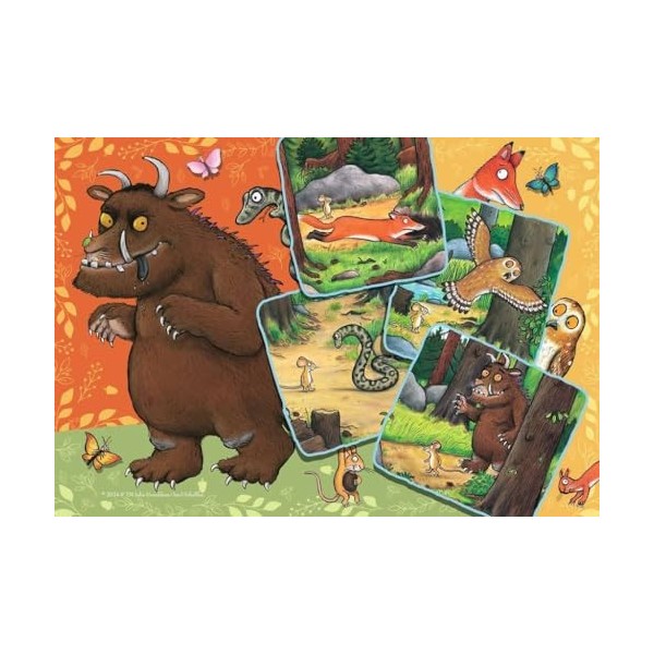 Ravensburger 12001050-Puzzle The Gruffalo-2 x 24 pièces, 12001050