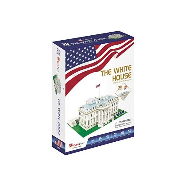 Ak Sport - 0625621 - Puzzle 3D - White House - 64 Pièces