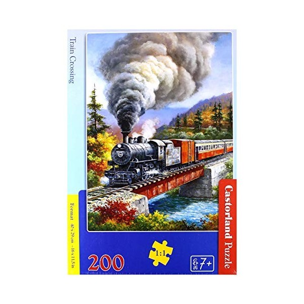 Puzzle 200 pièces Train Crossing