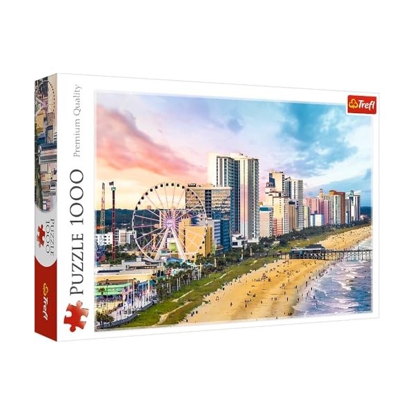 Trefl-Myrtle Beach, Caroline du Sud, États-Unis-Puzzle 1000 éléments-Puzzle pour Les passionnés de Voyage, DIY, Amusement, Pu