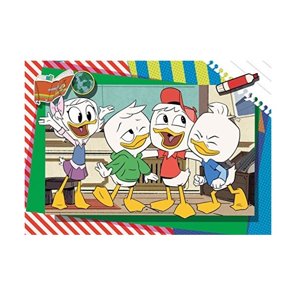 Clementoni - 25226 - Supercolor Puzzle - Duck Tales - 3 x 48 Pièces - Disney