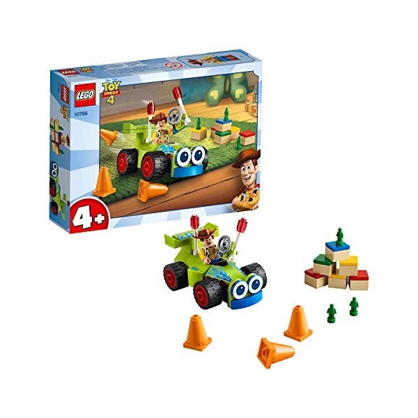 LEGO®-4+ Toy Story 4™ Woody et RC Jeu de Construction, 4 Ans et Plu
