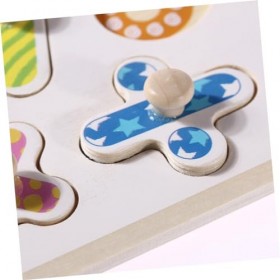 ERINGOGO Puzzles en Bois avec Chevilles Jouet de comptage de nombres Jouet de Puzzle éducatif Puzzle de Nombre Jouets scie sa