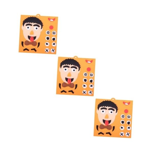 ibasenice 1 Pc Jouets énigmes Jouet de développement précoce Casse-tête Facial Jouet Casse-tête Manuel Puzzle Positionner Enf