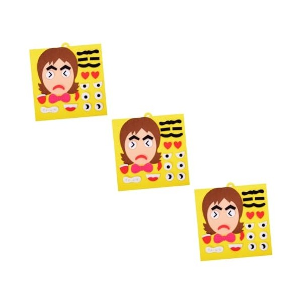 ibasenice 1 Pc Jouets énigmes Jouet de développement précoce Casse-tête Facial Jouet Casse-tête Manuel Puzzle Positionner Enf