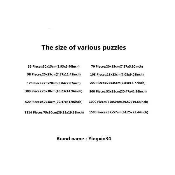 98 Pièces Puzzle Éducatif Puzzle Famille Jeu Cheval Cadeau pour Adultes et Enfants-20x29cm 7.87x11.41inch 