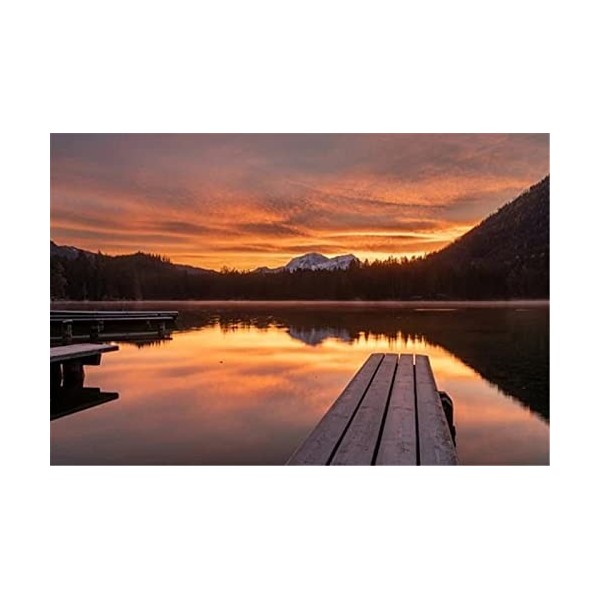 Jigsaw Puzzles 98 Pièces pour Adultes Coloré Sunrise Difficile et Défi Jigsaw Puzzle-20x29cm 7.87x11.41inch 
