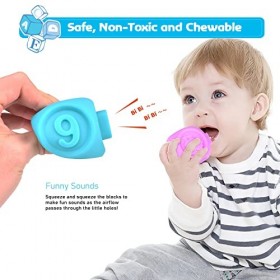 Bambebe Jouets Bébé 6-12 Mois Jeu Bebe 6 Mois Jouet Bebe Montessori Bebe Jeu Empilage Bébé Jouets Éducatifs Jouet de Bain Jeu