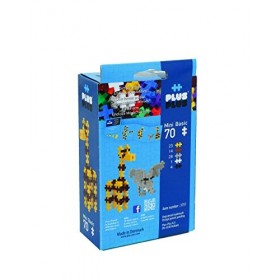Plus-Plus - Basic Safari Chevalier Boîte de 70 Pièces Jeux de Construction, PP3751
