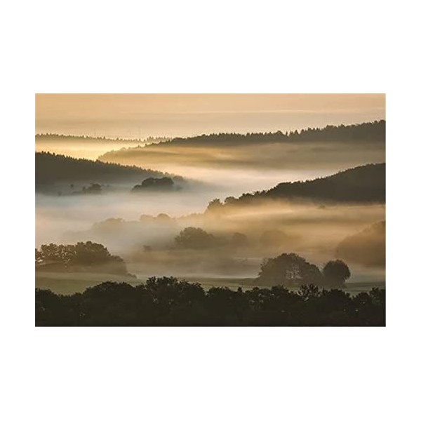 98 Piece Jigsaw Puzzle Puzzle éducatif Jeu de Famille Beau Lever de Soleil Cadeau pour Adultes et Enfants-20x29cm 7.87x11.41i