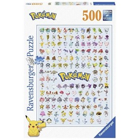Ravensburger - Puzzle Adulte - Puzzle 500 p - Pokédex première génération - Pokémon - 14781