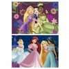 Educa - Disney Princess | Ensemble de 2 Puzzles en Bois avec 50 Morceaux chacun. Mesurer Une Fois monté: 28 x 20 cm. Composé 