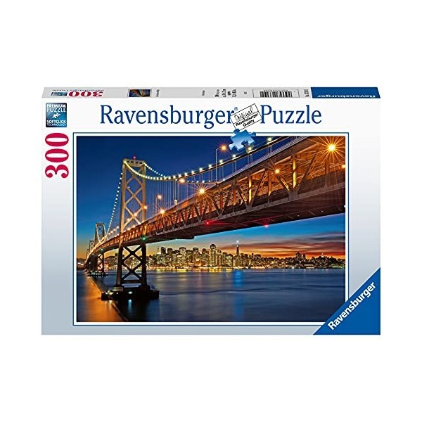 Ravensburger - Puzzle 300 pièces - Le pont de San Francisco - 13319 - Pour adultes et enfants dès 10 ans - Premium Puzzle de 