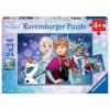 Ravensburger - 09074 - Puzzle Aurores boréales/Reine des Neiges - 2 x 24 pièces