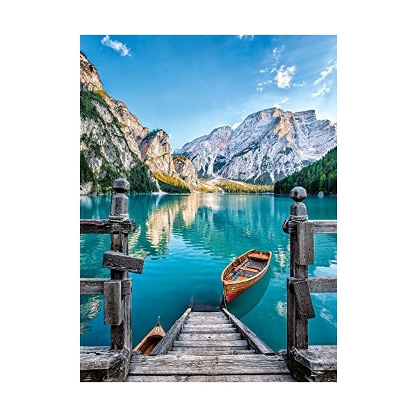 Clementoni - 35039 - Puzzle - Braies Lake - 500 Pièces