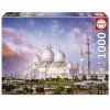 Educa - Sheikh Zayed Grand Mosquée | Puzzle de 1000 pièces. Mesure : 68 x 48 cm. Comprend Fix Puzzle Tail pour laccrocher Un