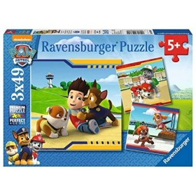 Ravensburger - Puzzle Enfant - Puzzles 3x49 p - Héros à fourrure - PatPatrouille - Dès 5 ans - 09369