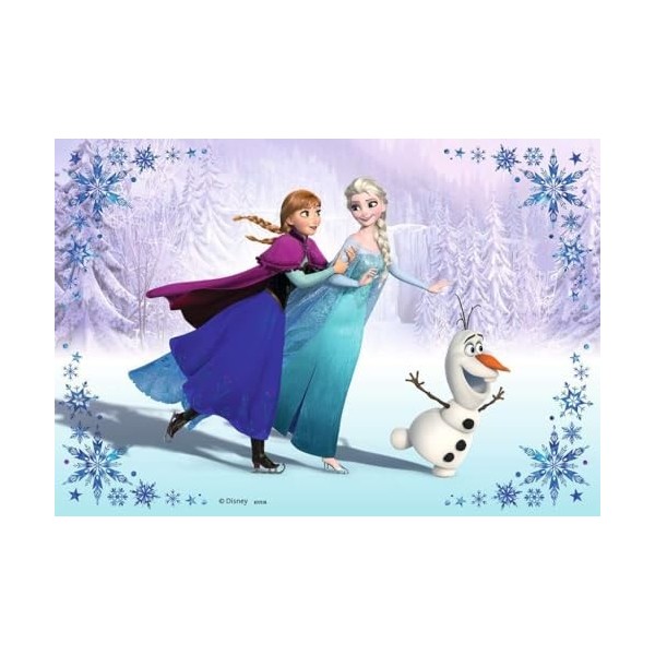 Ravensburger - A1504396 - Puzzle Enfant Classique - La Reine Des Neiges - Soeurs Pour Toujours - 2 x 24 Pièces