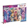 Clementoni- Puzzle My Little Pony 104pzs Does Not Apply Supercolor Pony-104 pièces, 6 Ans Enfant Dessin animé-fabriqué en Ita