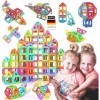 Construction Magnetique Enfant [𝐀𝐦é𝐥𝐢𝐨𝐫é]2 3 4 5 6 7 8 Ans 𝟒𝟐𝐏𝐂𝐒 Bloc de Construction Magnétiques Jouet Jeux de Construction 