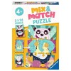 Ravensburger - Puzzle Enfant - Puzzle Mix&Match 3x24 pièces - Les animaux rigolos - Dès 4 ans - 05137