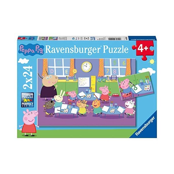 Ravensburger - 09099 - Puzzle - Peppa Pig - 2 x 24 pièces