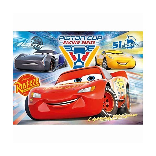 Clementoni - 27072 - Supercolor Puzzle - Cars 3 - 104 Pièces - Disney